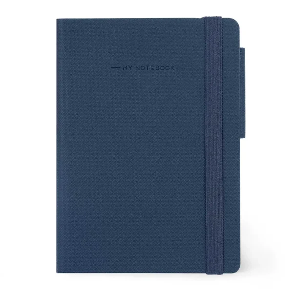 Cuaderno peque?o de rayas color azul gal?ctico