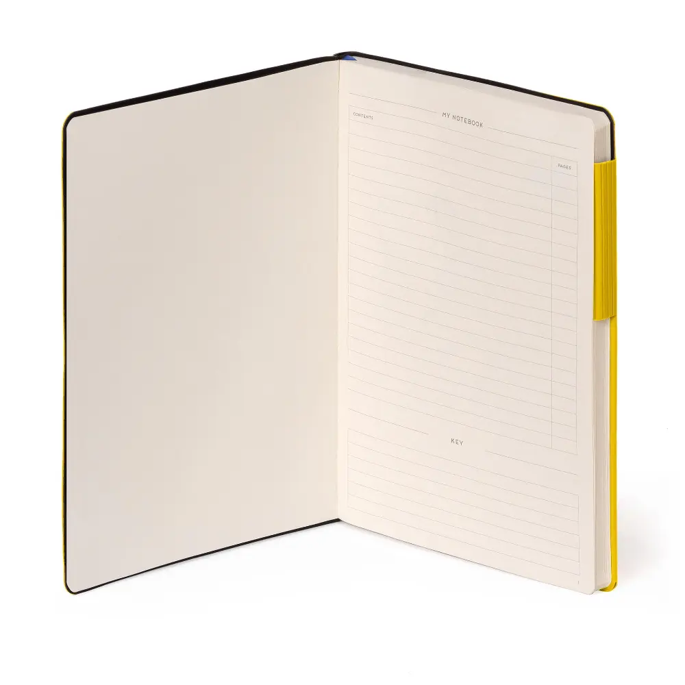 Cuaderno grande de rayas color amarillo - Image 2