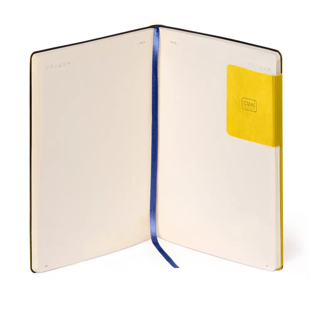 Cuaderno grande de rayas color amarillo - Image 5