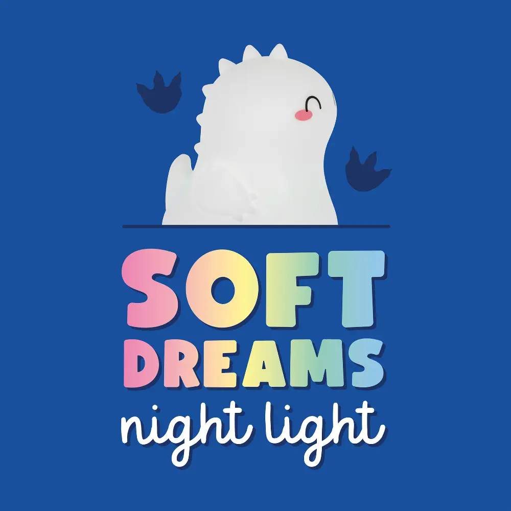 L?mpara nocturna recargable - Soft Dreams Dino - Image 2