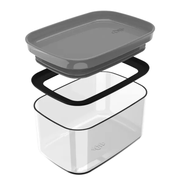 Organizador hermetico rectangular 0,65 lts