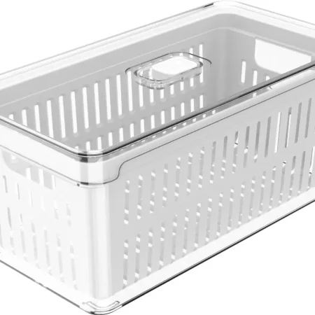 Organizador clear fresh con cesta de 5 litros