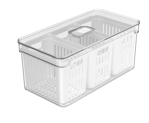 Organizador con 3 cestas de 5 lts