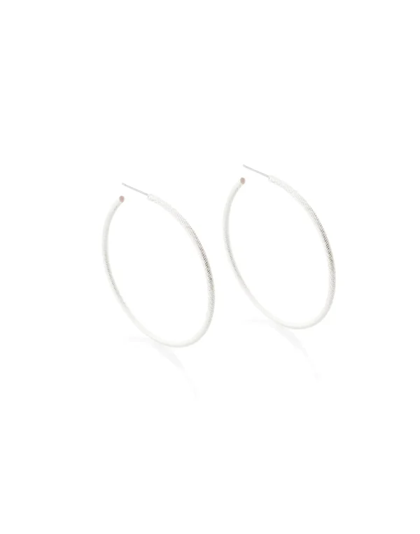 Aretes grandes unicolor