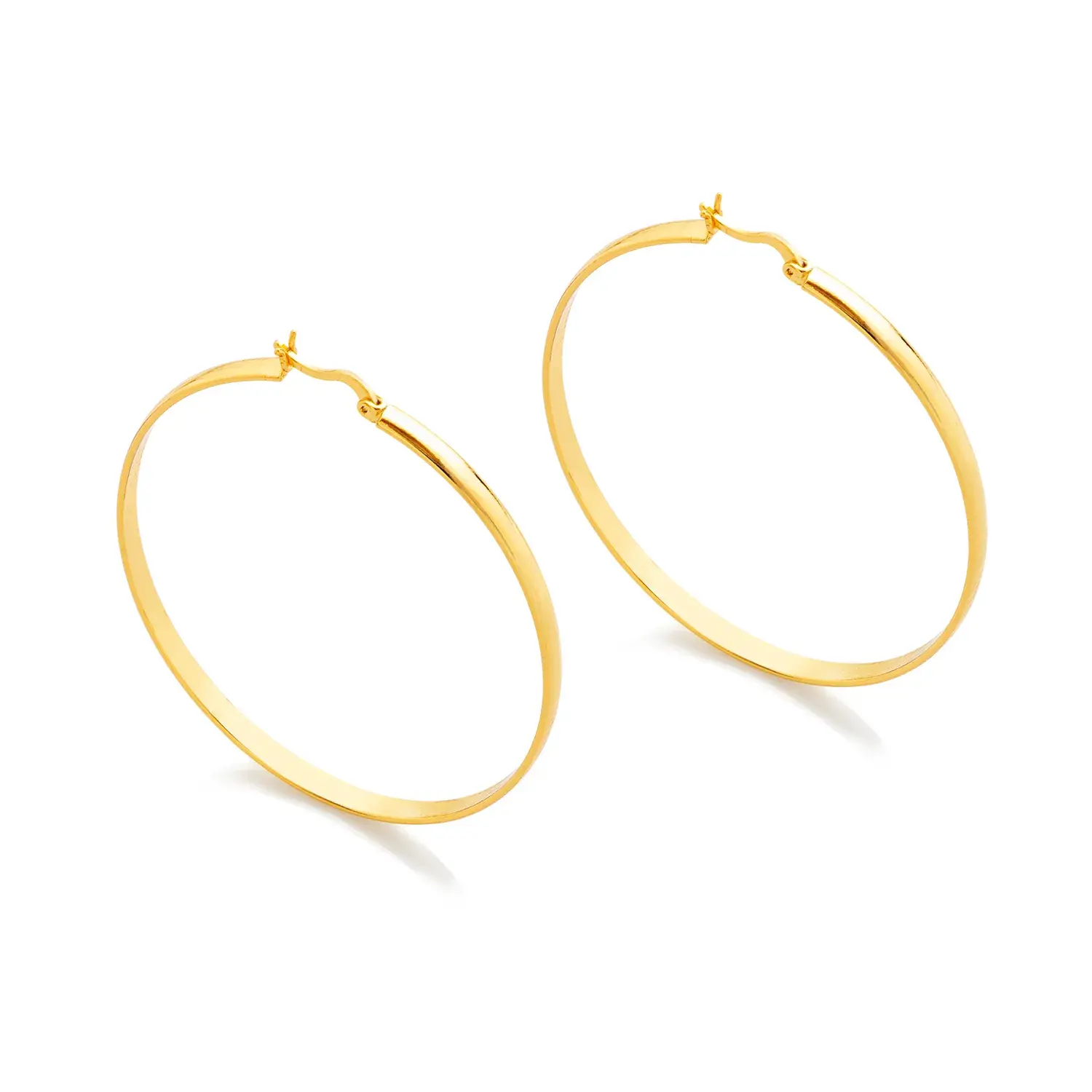 Aretes grandes unicolor