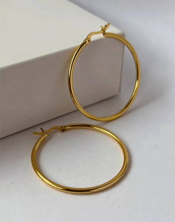 Aretes grandes diamantado