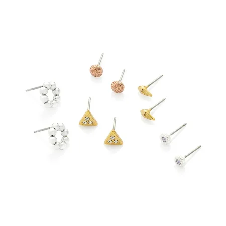 Set de cinco pares de zarcillos peque?os