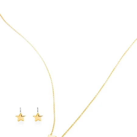 Set de collar y zarcillo de estrella