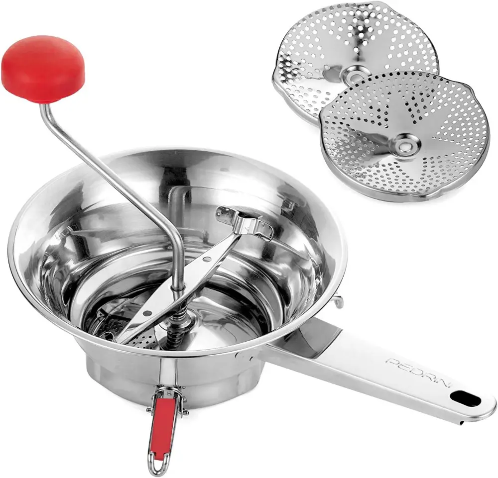 Molinillo de verduras de acero inoxidable