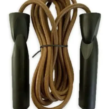 Cuerda de saltar de cuero