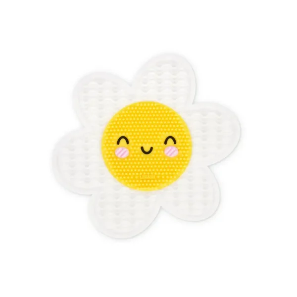 Alfombrilla para limpiar pinceles de maquillaje diseño daisy