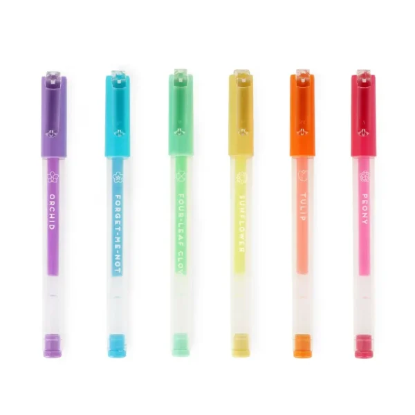 Set de 6 boligrafos de gel