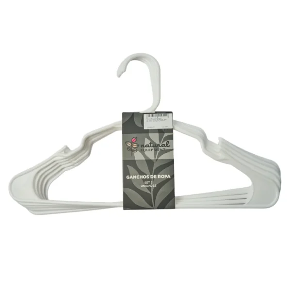 Set de 5 ganchos plasticos