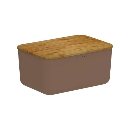 Contenedor con tapa de bambu 33,5x23x26 cm