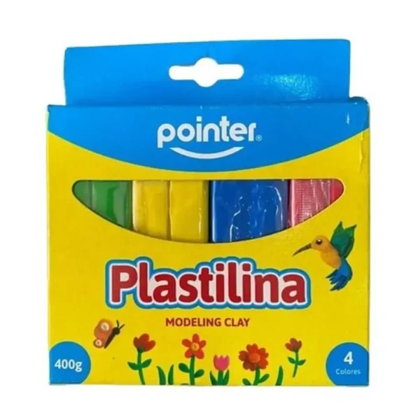 Plastilina 4 colores 400 gr