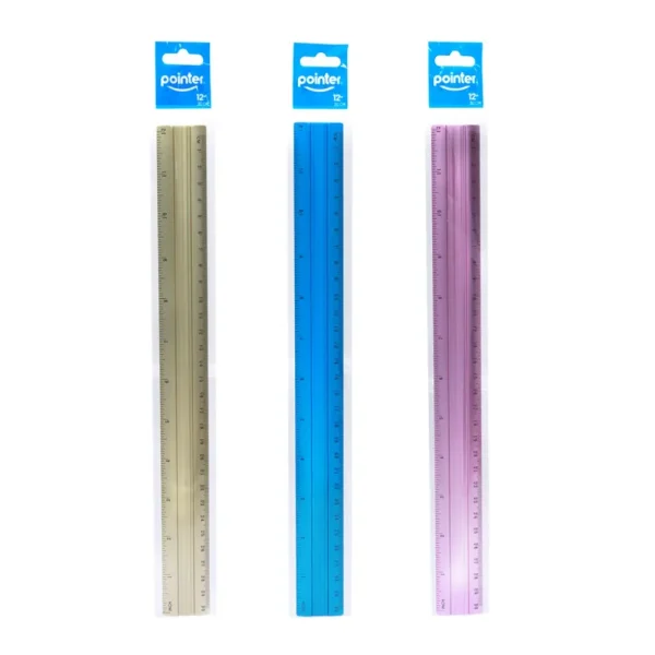 Regla de aluminio 30 cm