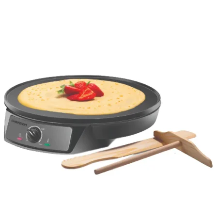 Crepera y sart?n redondo, 2 en 1 30cm, 1000W