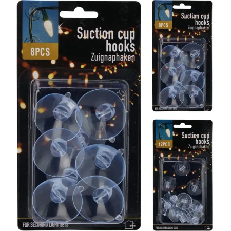 Set de 2 ventosas con gancho 8x 4,5cm