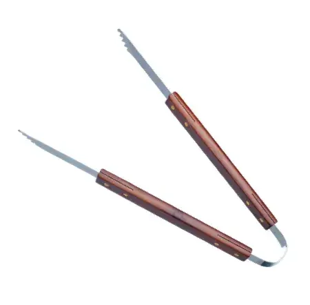 Pinza de parrilla de madera 45 cm