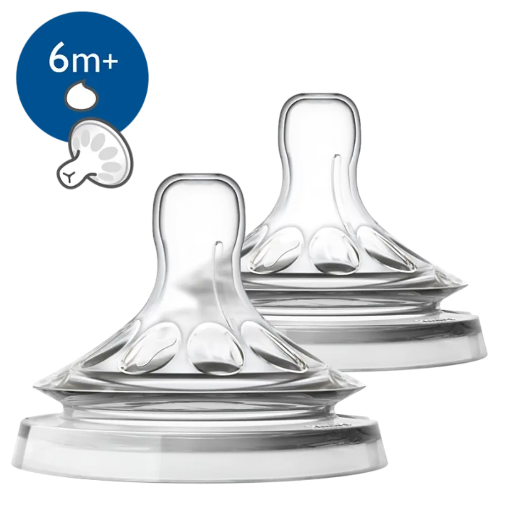 Tetina plus gruesa 6 meses 2 unidades