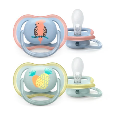 Chup?n ultra air soother para ni?o 6 meses 2 paquetes