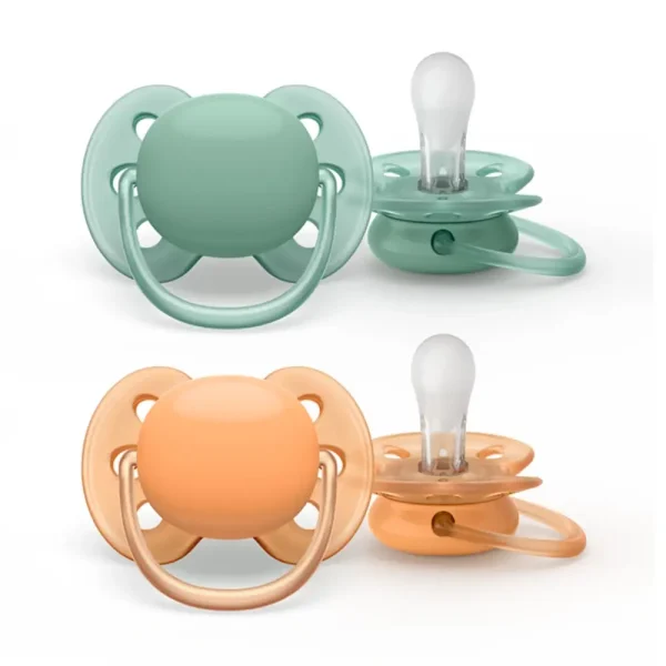 Chup?n soother ultra soft 6 meses 2 unidades
