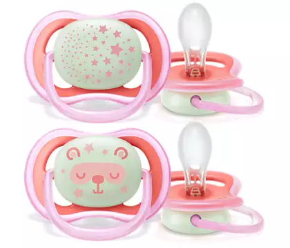 Juego de 2 chupones nocturnos ultra air