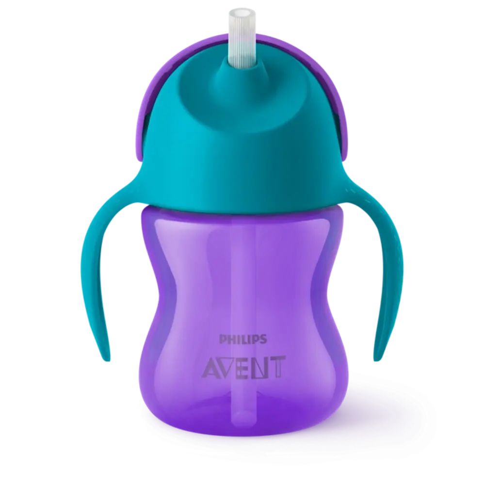 Vaso con pitillo para ni?a 7 oz