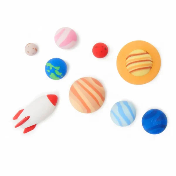 Set de 9 gomas de borrar Espacio