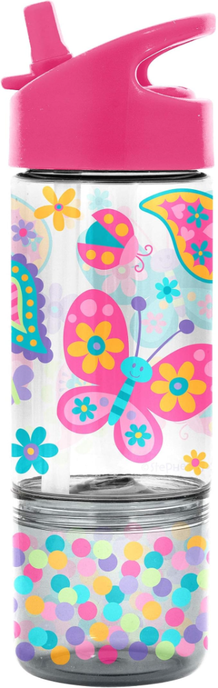 Termo sip and snack dise?o mariposa