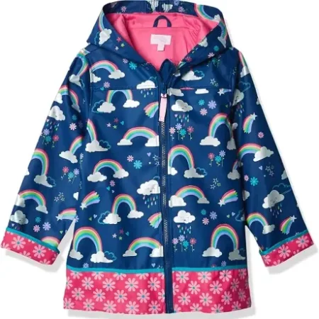 Impermeable dise?o arcoiris talla 5/6