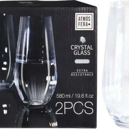 Vaso de cristal 17,6X17X9