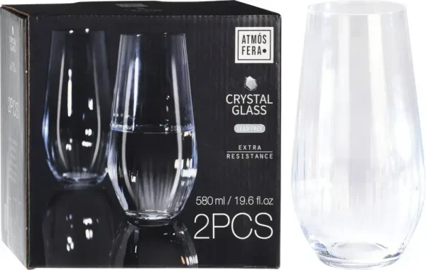 Vaso de cristal 17,6X17X9