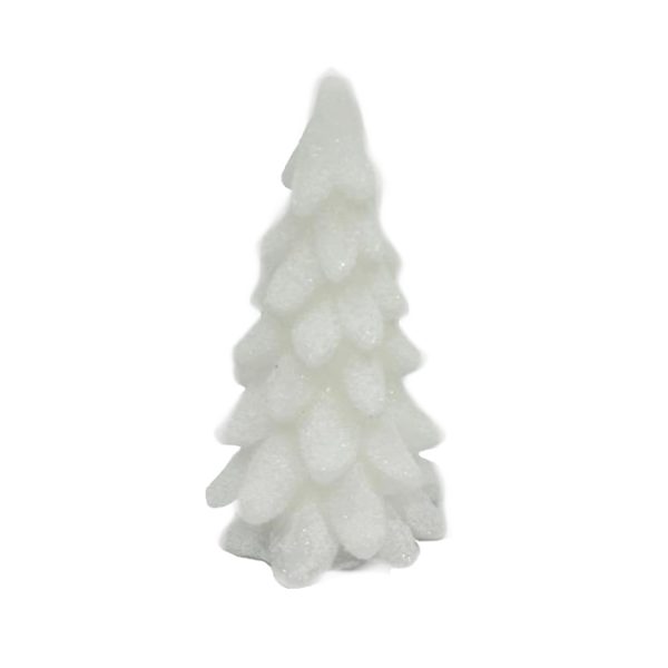 Vela en forma de árbol con luz led 12 cm