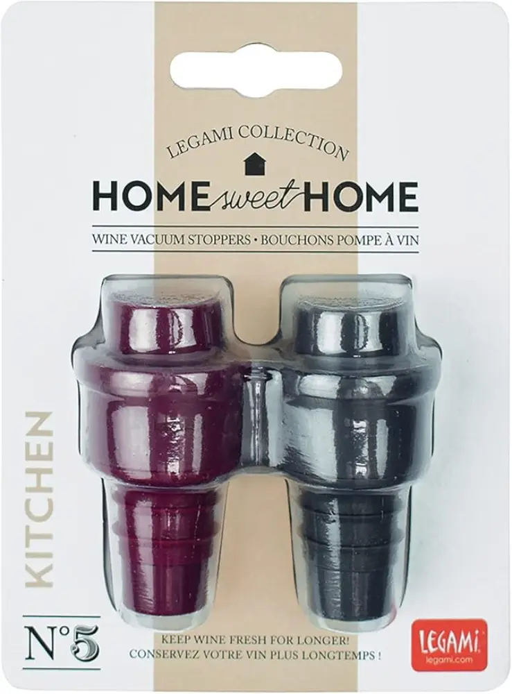 Set de 2 tapones de vacio para el vino - Image 4
